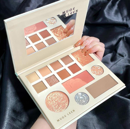 Muge leen MJGELEEN step and rise eye shadow composition center-باليت ظلال العيون