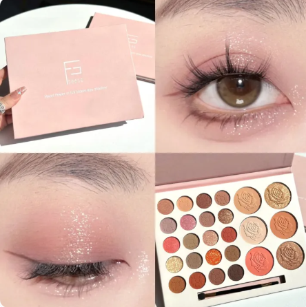 Frank color heart flower in full bloom eye shadow-باليت ظلال العيون