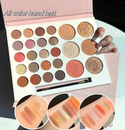 Frank color heart flower in full bloom eye shadow-باليت ظلال العيون