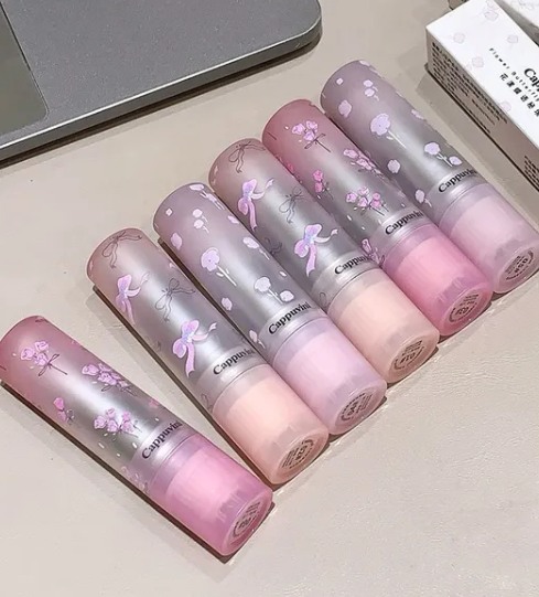 Cappuvini flower butterfly secret lip balm-مرطب شفاه