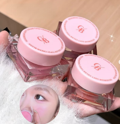 Gege bear soft color lipsy cream blush-كريم بلاش مخملي