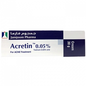 Jamjoom pharma acretin 0.05% for acne treatment-جمجوم فارما