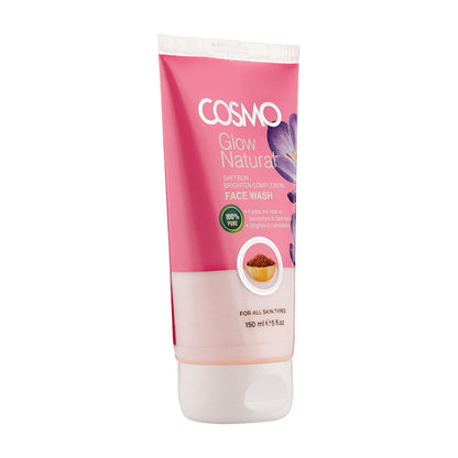 Cosmo Glow Natural Saffron Brighten Complexion Face Wash - غسول الوجه الطبيعي المضيء بخلاصة الزعفران