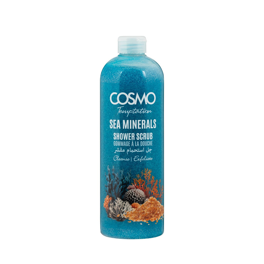Cosmo Temptation Sea Minerals Shower Scrub - مقشر الاستحمام برائحة المعادن البحرية من تمبتيشن