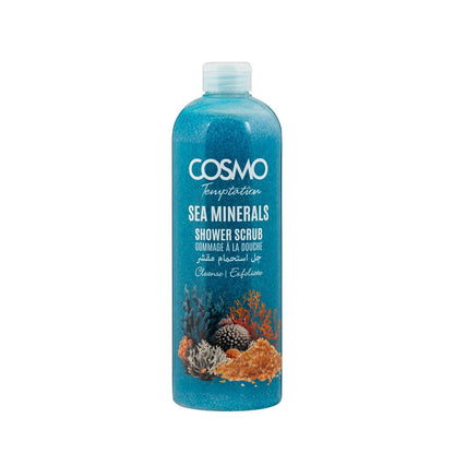 Cosmo Temptation Sea Minerals Shower Scrub - مقشر الاستحمام برائحة المعادن البحرية من تمبتيشن