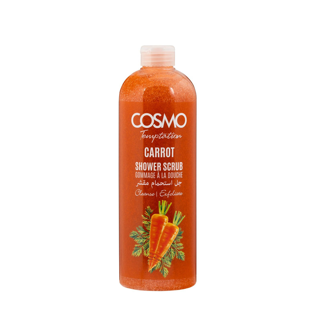 Cosmo Temptation Carrot Shower Scrub - مقشر الاستحمام بالجزر المغري