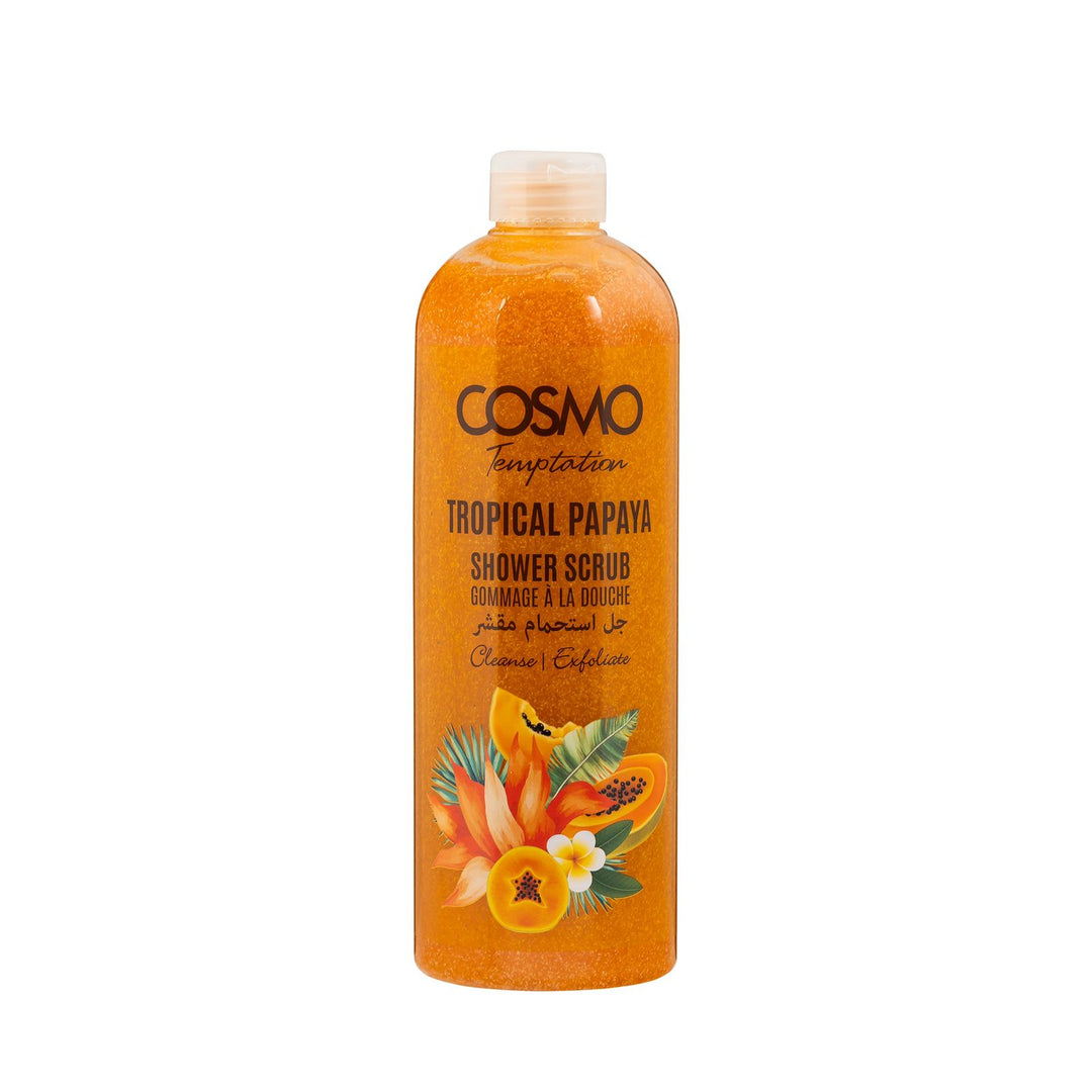 Cosmo Temptation Tropical Papaya Shower Scrub - مقشر الاستحمام برائحة البابايا الاستوائية