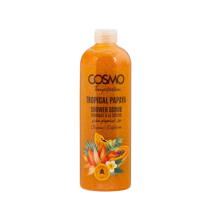 Cosmo Temptation Tropical Papaya Shower Scrub - مقشر الاستحمام برائحة البابايا الاستوائية