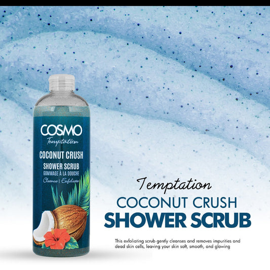 Cosmo Temptation Coconut Crush Shower Scrub - مقشر الاستحمام بنكهة جوز الهند من تمبتيشن